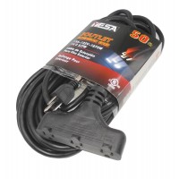 CA1033-50: 50FT, 3 Outlet  Extension Cords cUL Listed
