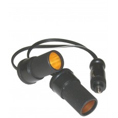 AS1023: 1 input to 2 output Cigarette Lighter Socket 