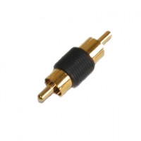 AG1031: RCA COUPLER | GOLD DOUBLE RCA PLUG, RCA CONNECTOR​ 