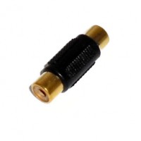 AG1032: RCA COUPLER | GOLD DOUBLE RCA JACK, RCA CONNECTOR​ 