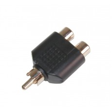 AC1062: RCA PLUG TO DOUBLE RCA JACK, CONNECTOR​ 