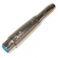 MC1009:  MONO 3PIN FEMALE XLR CONNECTOR TO 1/4" (F)