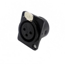 MC1028: CHASSIS MOUNT 3PIN FEMALE XLR CONNECTOR