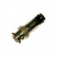 VC1038-6: BNC Male Video Connector Snap N Seal Type For RG6U