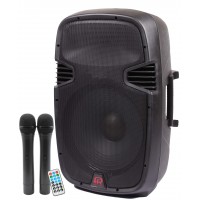 PPA-5515ABM:  15" 1500W Active Power Speaker w/USB | BT