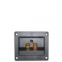 ST1003: 3 1/4 " X 3 1/4" Binding Post Speaker Termina