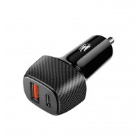 PH-USBTC: USB & TYE C Car Charger 20W PD3.0+QC3.0