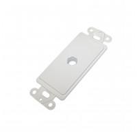 AV114H-1: 1 Hole Hexagon Insert Decora Plate