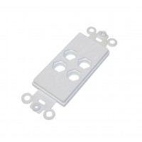 AV114H-4: 4 Holes Hexagon Insert Decora Plate