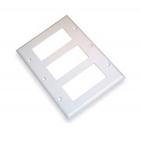 AV116: Triple port decora wall plate