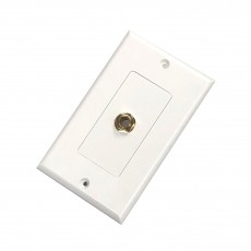 AV117EG: 1/4" MONO jack wall plate