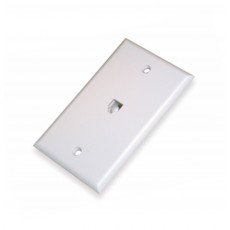 AV352: Single Modular Phone Jack wall plate