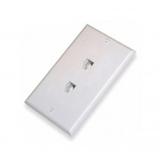 AV354: Dual Modular Jack wall plate