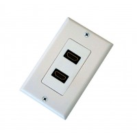 CAT-HD2: 2 HDMI Female decora wall plate