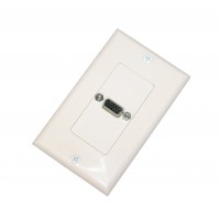 CAT-VGA: 1 VGA Female decora wall plate