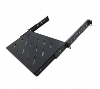 CAT105-10: 1U 10in Sliding Vented Rack Server Shelf 