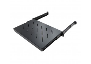 CAT105-12: 1U 12in Sliding Vented Rack Server Shelf 