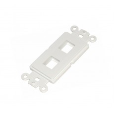 CAT504-2: 2 Keystone decora insert plate