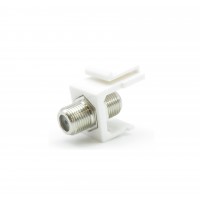 CAT-512S: F 81 Coupler Keystone Inset, Silver 