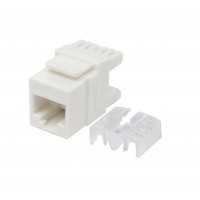 CAT-600DP: UTP CAT-6 Keystone Jack, dual IDC,180 Degree