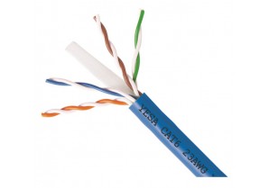 CAT6-1000: QUALITY SOLID 23AWGx4C UTP CABLE 1000FT,3 colour