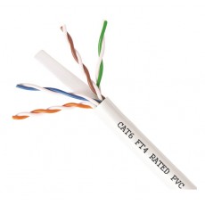 CAT6F-1000: CAT6 UTP SOLID CABLE FT4 RATED JACKET 1000FT