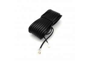 TC6013-25: 25FT TEL Line Extension cord,(Black,White,Ivory)