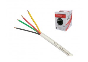 TE1000-22AW: 4C 22AWG QUAD ALARM WIRE, 1000FT