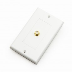 AV109G: Single F-81 decora wall plate