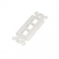 CAT504-3: 3 Keystone decora insert plate