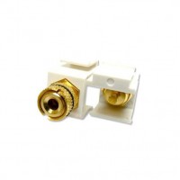 CAT-514S: Feed Through Solder-Type Banana Jack Insert, 2-Pack