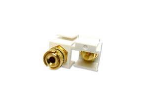 CAT-514S: Feed Through Solder-Type Banana Jack Insert, 2-Pack