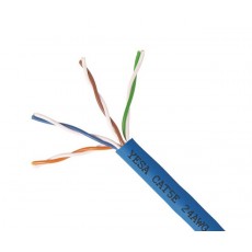 CAT5E-1000: QUALITY SOLID 24AWGx4C UTP CABLE 1000FT