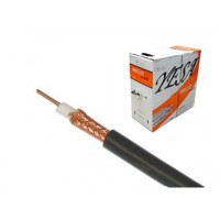 RG59U144-1000SB: QUALITY Coaxial cable RG59U/144, Black