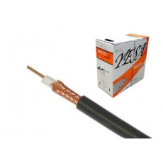 RG59U144-1000SB: QUALITY Coaxial cable RG59U/144, Black