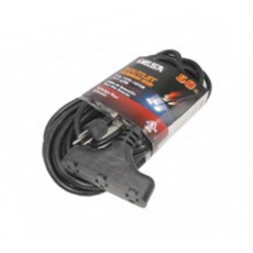 CA1033-50: 50FT, 3 Outlet Outdoor Extension Cords | Black