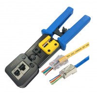 ET1084:  Pass-Thru Multi-Modular Plug Tool For Crimps, Strips