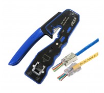 ET1085:  Pass-through Crimping Tool for CAT6 / CAT5e Plugs