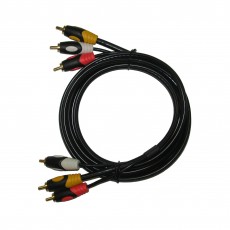 CA1066: 3FT TO 50FT, AUDIO / VIDEO CABLE, 3 RCA TO 3 RCA